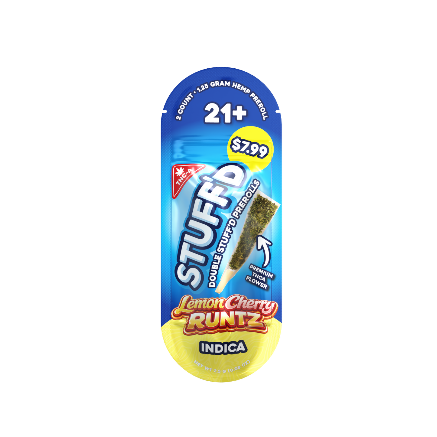DOUBLE STUFFD 2CT PREROLLS (THC-A)
