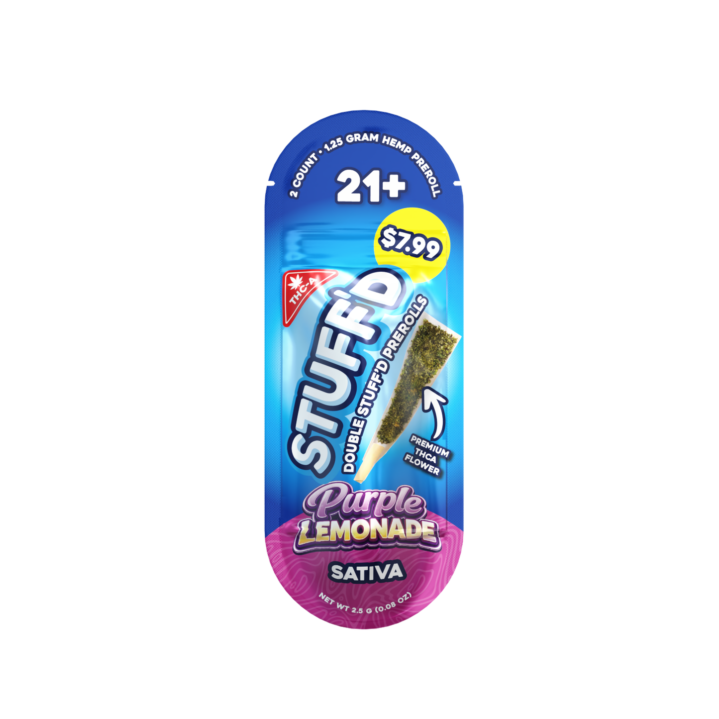 DOUBLE STUFFD 2CT PREROLLS (THC-A)