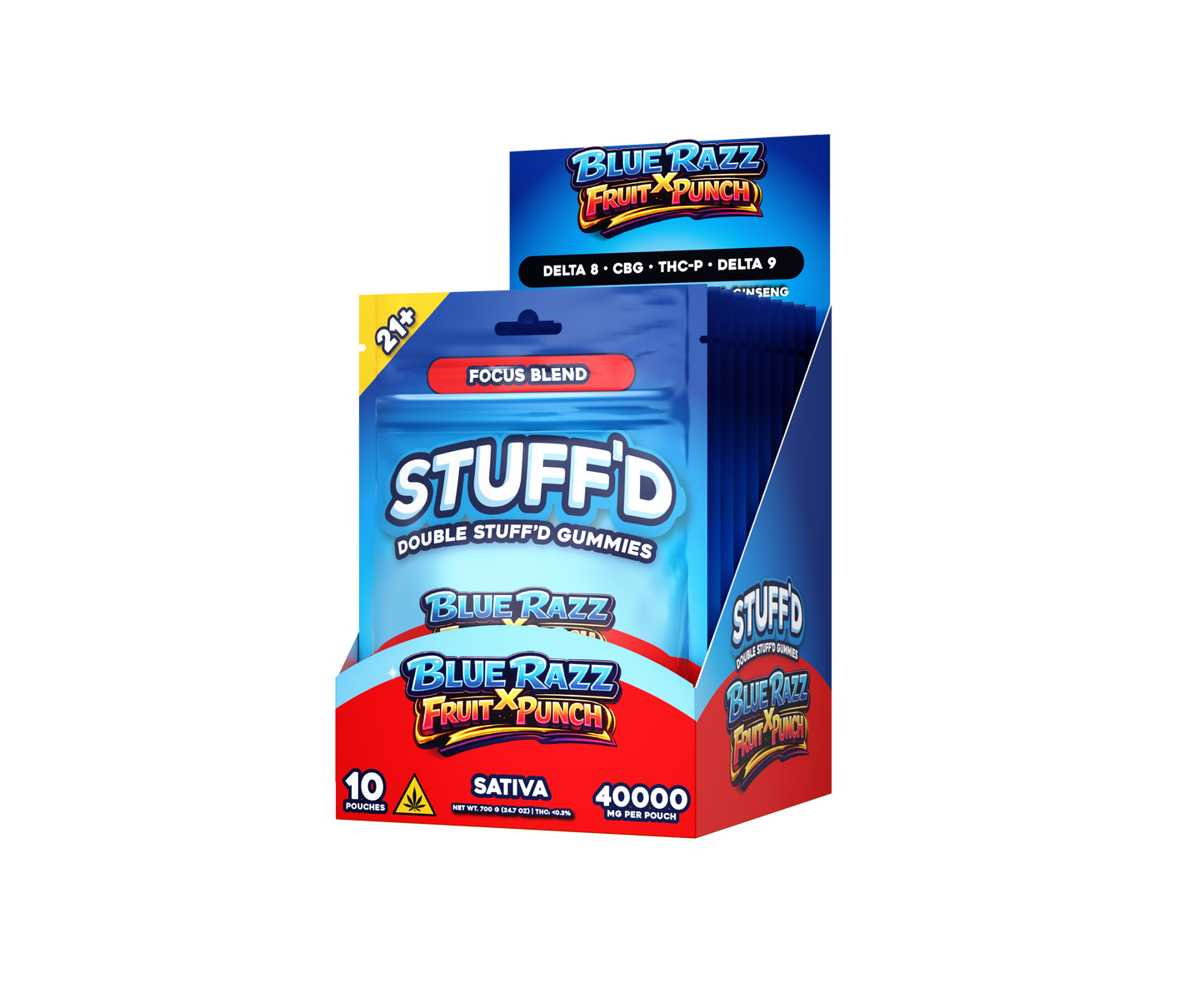 [B2B] DOUBLE STUFFD GUMMIES - SACHETS - DISPENSERS