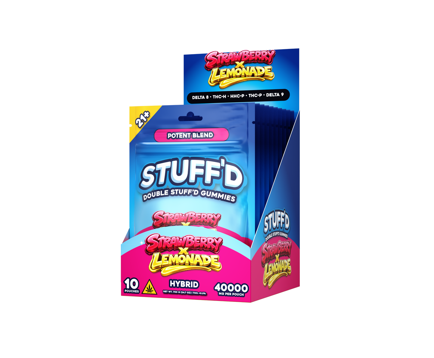 [B2B] DOUBLE STUFFD GUMMIES - SACHETS - DISPENSERS