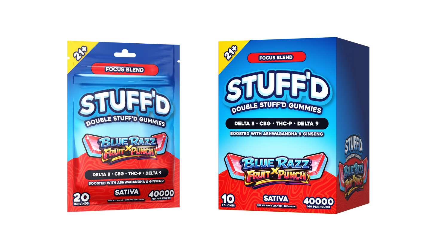 [B2B] DOUBLE STUFFD GUMMIES - SACHETS - DISPENSERS