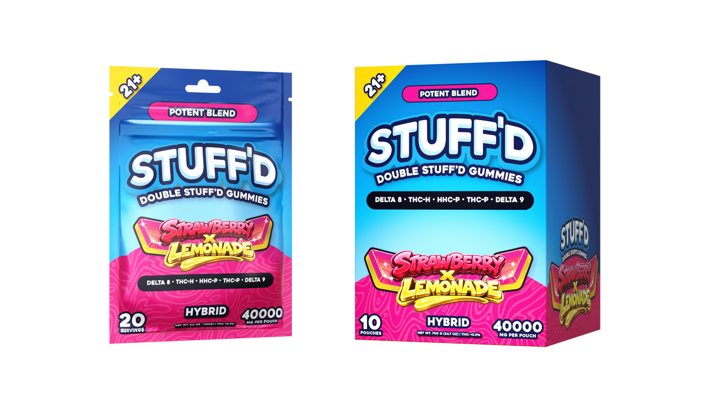 [B2B] DOUBLE STUFFD GUMMIES - SACHETS - DISPENSERS